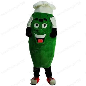 Costume della mascotte di Halloween Kimchi Alta qualità personalizza Cartoon Peluche sottaceto verdure Personaggio a tema anime Costume da carnevale di Natale per adulti