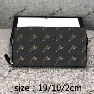 Brieftaschen Brieftasche Business Männer 2021 Einzelner Reißverschluss Langer klassischer Clip Ganze Mode Schwarz Braun Lässig Retro Multi-Pocket Multi-F271U