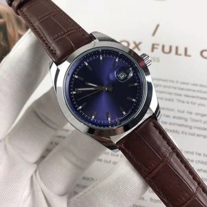 Luxury mens watches Top brand 40mm dial Leather strap quartz watch Designer Wristwatches Christmas gifts for men's Father's Valentine's Day present montre de luxe