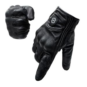 Motorcycle Gloves Touch Screen Windproof Moto Breathable Leather Cycling Winter Gloves Motorbike Motorcross ATV Driving Gloves H1022