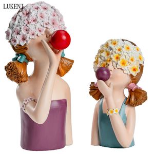 Nordic Light Luxury Bubble Girl Furnishing Girlfriend Birthday Home Gift Decoration 210414