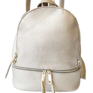 Fashion Travel Bag Leisure Backpack Shoulder Bag Bags Pu Cloth Women Schoolbag Large Capacity Backpack Q0528