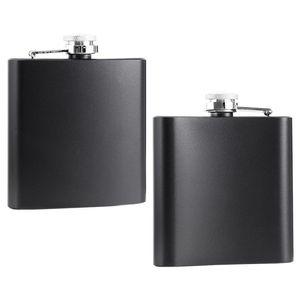 2021 new 8oz Stainless Steel Wine Pot Cup Funnel Kit Matte Black Hip Flask Portable Whisky Champagne Bottle