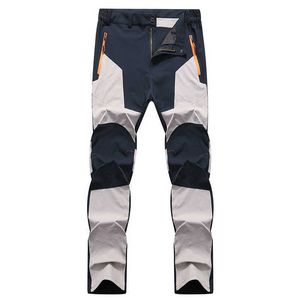 Pantaloni per uomo elasticizzato Casual Mens Primavera / Autunno Impermeabile Pantaloni da uomo Pantaloni da uomo Slim Fit Pantaloni da lavoro per uomo Y0927