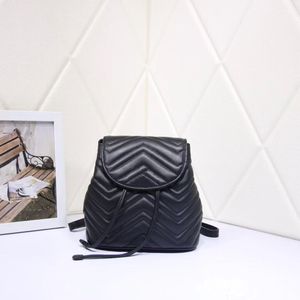 Designer Kvinnors ryggsäck Stor kapacitet Real Leather Shoulder Bag, 4 färger av svart, vit, rosa och röd, högkvalitativ ryggsäck