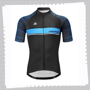 Ciclismo Jersey Pro Equipe Merida Merida Mens Verão Quick Seco Seco Uniforme Mountain Bike Camisas Estrada Bicicleta Tops Corrida Roupas Ao Ar Livre Sportswear Y21041257