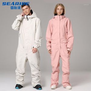 Skiing Jackets Ski Suit Jacket One Piece Snowboard Overall Winter Waterproof Breathable Warm Men Women Snowboarding Jumpsuit