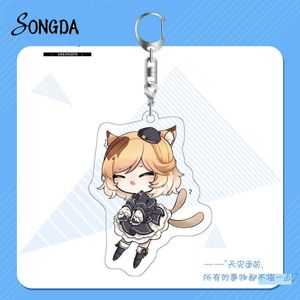 Anime Spiel Arknights Acrylic Keychain Game Vigna Skadi the Corrupting Heart Blaze Keyrings Key Chain Wholesale Jewelry Gifts G1019