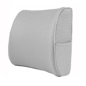 Wholesale chair support for back pain for sale - Group buy Cushion Decorative Pillow Chair Backrest For Office Lumbar Support Memory Foam Back Soft Massage Relieve Pain Cushion