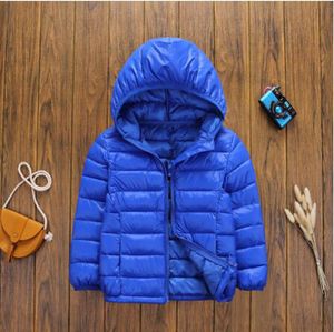 Kids down coat designer boy clothes girl hooded outwear autumn and winter children's clothing classic jacket 110-160 cm