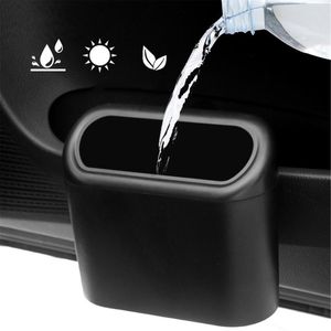 Other Interior Accessories Car Trash Can Flip Lid Dustbin Diy Customized Auto Rubbish Box Multifunction Storage Bins Waste Organizer Boxes C