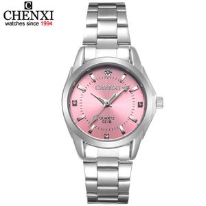 6 Fashion colors CHENXI CX021B Brand relogio Luxury Women's Casual watches waterproof watch women fashion Dress Rhinestone