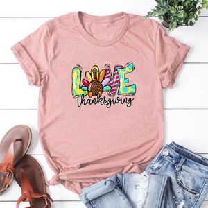 Wholesale top foods for sale - Group buy Women s T Shirt Love Thanksgiving Turkey Family Shirt Food Women Clothing Funny Tops Cotton