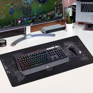 Gaming-Mauspad, Gamer-Tastatur, Mausmatten, PC-Mauspad, Computer-Schreibtischmatte, großer Teppich