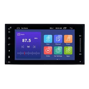 7-дюймовый 2din Android 10 автомобиль DVD мультимедийный плеер GPS навигация для универсальной Toyota Corolla Camry Land Cruiser Hilux Prado