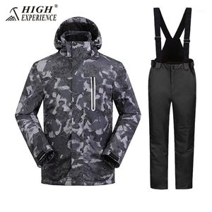 Skijacken Winteranzug Herren Skijacke Schneehose Snowboard Sport Snowboarden Warm