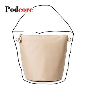 バケツハンドバッグバケットバッグインサート用オーガナイザーバッグ（アプリコット、ブラック、コーヒー）210729