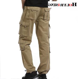 Herrenhose Männer 95% Baumwolle Pantalones Hombre Taschen Hosen Freizeit Streetwear Taktische Cargo Größe 28-40 18874-5