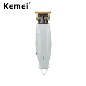 Kemei 1931 Professional T-Outliner Beard Hair Trimmer with T-Blade Mower for All-around Outlining Dry-shaving and Fading Cutter 220216