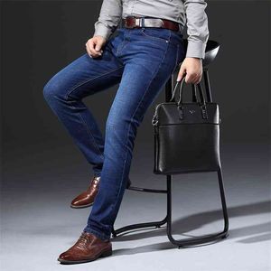 Men's Jeans Business Pants Price Straight Denim Good Washed Fabric 30-40 Size All Seasons Cool .On Sale Factory OEM 210716