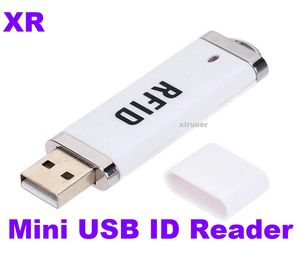 50sets 8/10 digitals Output Mini USB 125KHZ Reader RFID Contactless Proximity Smart Card Reader support Windows / android Accept Printing Drop Ship