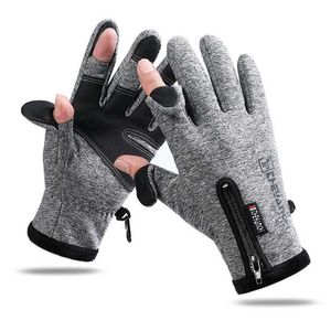 Cold-proof Ski Gloves Waterproof Winter Cycling Fluff Warm For Touchscreen Cold Weather Windproof Anti Slip 211124