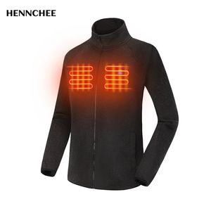 Women Lightweight Heated Fleece Jacket Clothes Winter Warm Full Zipper Soft Sweater Electric Heating Coat Female Hoodie 220105