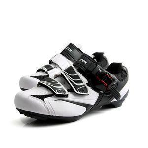 ركوب الدراجات أحذية Tiebao أحذية Zapatillas ciclismo دراجة القفل ذاتي القفل الدراجة الرياضية الترياتلون ركوب نايلون نايلون