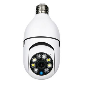 360° drehbar, automatische Kameras, Glühbirne, kabellose IP-Kamera, Überwachung, WLAN-Kamera, Farbe, Nachtsicht, Fernansicht