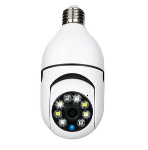 360 ° Rotate Auto Câmeras Lâmpada IP Sem Fio IP Camera Vigilância WiFi Câmera Cor Night Vision Vista Remota