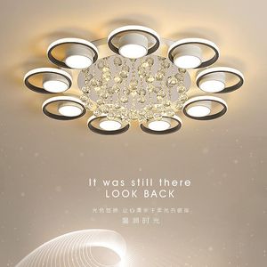 Taklampor Modern Rustik Flush Mount Crystal Chandeliers Hallvägslampa LED Köksarmaturer