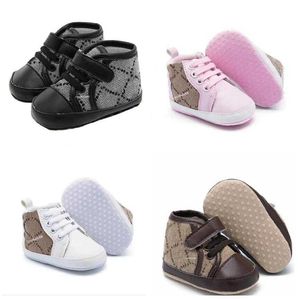 Pu läder baby flickor skor vandrare barn första vandrare spädbarn småbarn pojkar sport anti-halk mjuk sula skor sneakers vår höst