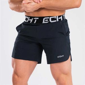 Nowe męskie fitness kulturystyka szorty mężczyzna lato siłownie trening mężczyzna oddychający szybki suchy sportswear jogger plaża krótkie spodnie P0806