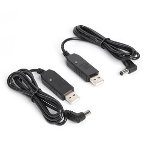 2PCS 1M Kable ładowania USB od 5 V do 10 V dla Baofeng UV-5R UV-82 UV-8D BF-9700 UV-6R Radio Desktop Akumulator