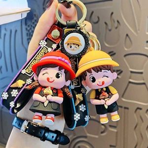 Creative Cartoon Ice Cream Boys Girls Key Chain Lovely Schoolbag Pendant Key Chain Wholesale G1019