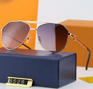 Desinger Sunglasses Eyewear Sun Bril Designer Mens Womens Brown Cases Black Metal Frame Dark Lenzen