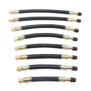 Wholesale steel valve stems for sale - Group buy Vehicle Tire Valve Hoses Intake Pipe Various Braided Flexible Inflatable Rubber Hose Steel Wire Car Wheels Tyre Valves Stems Extensions Tube Adapter