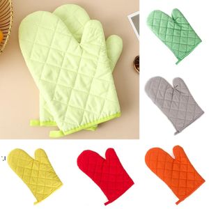 Thick Quilted Heat Resistant Mitts Gloves BBQ Oven Baking Microwave Roast Kitchen Cooking Mitt Glove Grill Pot Holder Heat Protec RRA10805