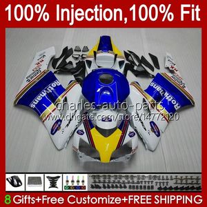 Injektionsform 100% passform för Honda Fairings CBR1000 CBR 1000 RR CC 04-05 BODY 52NO.14 CBR 1000RR 1000CC 2004 2005 CBR-1000 CBR1000RR 04 05 OEM Full Fairing Rothmans Blue