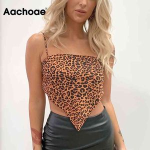Fashion Leopard Print Camisole Women Sexy Backless Bow Tie Spaghetti Strap Top Club Wear Sleeveless Party Camis 210413