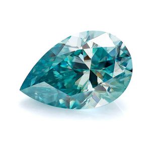 Bouron Smycken Lös ädelsten Färgrik Moissanite Stone H1015