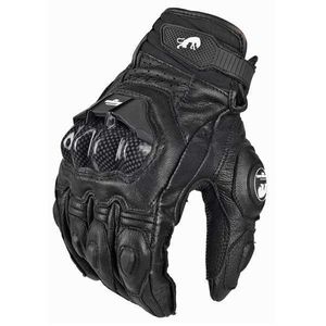 Modelle Top Rennhandschuhe Motorradhandschuhe Leder Carbon Motos Sport Motorrad Vollfinger Herren Damen Schwarz Weiß M L XL H1022