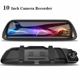 CAR DVR 10「Android Reactiewミラー9.66」全画面1080P ADASダッシュカメラビデオレコーダー自動レジストラDashcam GPS DVRS