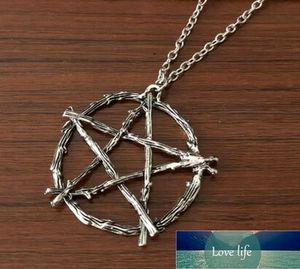 Regalrock Hot Branch Pentagram Steampunk Gioielli gotici Stregoneria Amuleto Occulto Wiccan Gioielli ciondolo Collana Prezzo di fabbrica design esperto Qualità Ultimo