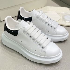 Mens latest series of white shoes thick-soled heel gold and silver flying swallows fashion trend men women casual all-match designer top version 35-47