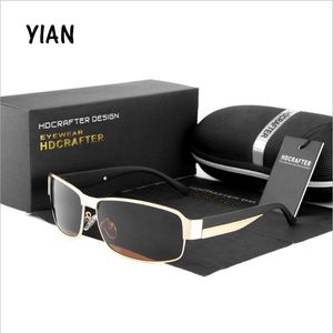 Yian moda sürüş güneş gözlük erkekler için polarize güneş gözlüğü UV400 koruma marka tasarım gözlük yüksek kaliteli ulculos
