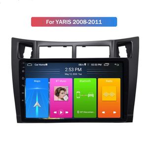 GPS Bluetooth와 Toyota Yaris 2008-2011 용 Android 라디오 멀티미디어 자동차 DVD 플레이어