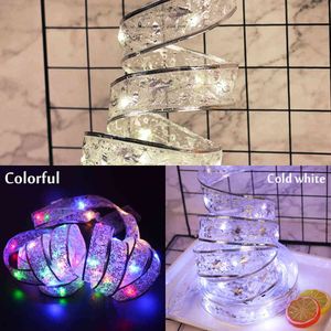 Christmas Lantern Light String 4M 40LED Curtain Gift Icicle LED Feriado Festa Decoração Y0720