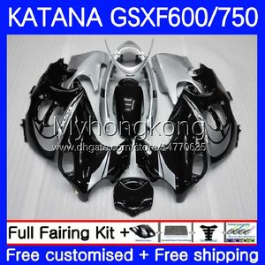 OEM Body For SUZUKI KATANA GSXF 600 750 CC GSXF750 2003 2004 2005 2006 2007 18No.71 GSX750F GSX600F 03-07 GSXF-600 600CC 750CC GSXF600 Stock blue 03 04 05 06 07 Fairing