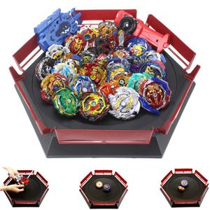 Takara Tomy Kombination Beyblade Burst Set Toys Beyblades Arena Bayblade Metal Fusion med Launcher Spinning Top Leksaker X0528